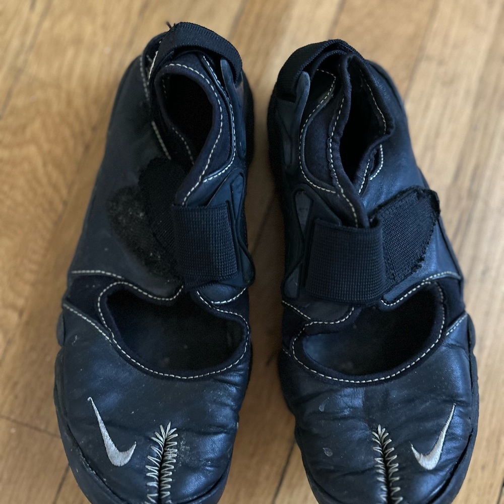 Nike Vintage/USED Split-Toe: “Air Rift” Black Women’s: Size 7-7.5 - Picture 4 of 6